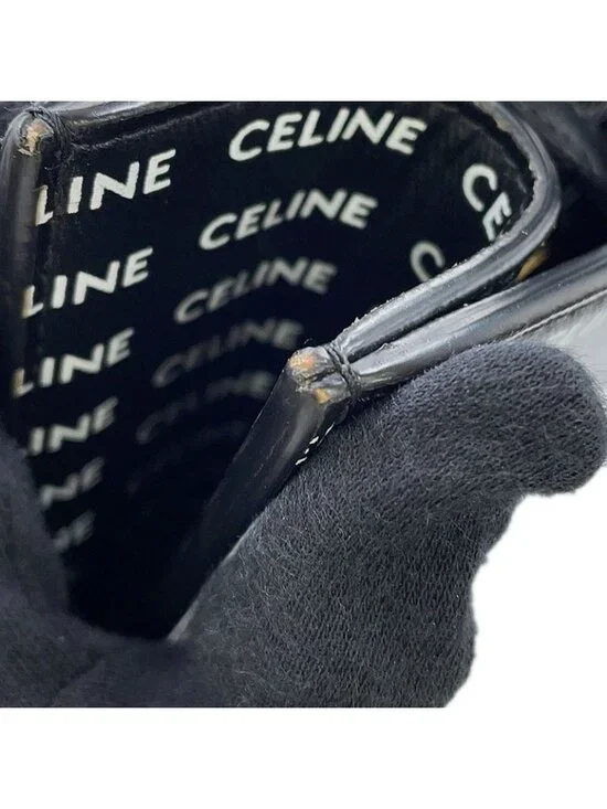 Celine Tote Small Vertical Cabas Logo All Over Pattern 2-Way Black - Picture 10 of 10